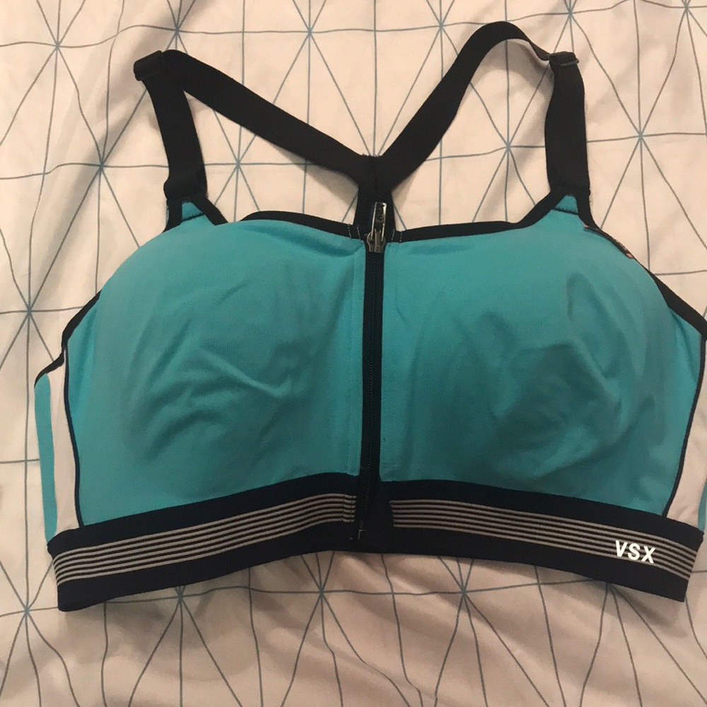 VSX blue and navy spirts bra wireless